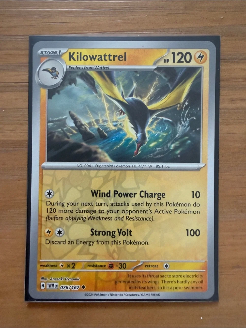 Wattrel & Kilowattrel Evolution Lot | 3 Pokémon Cards | Reverse Holo ✨5/$25✨